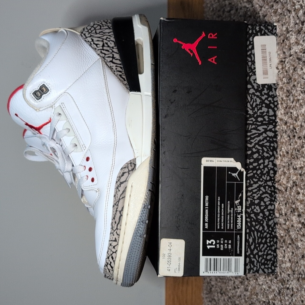 Jordan 3 White cement (2011)